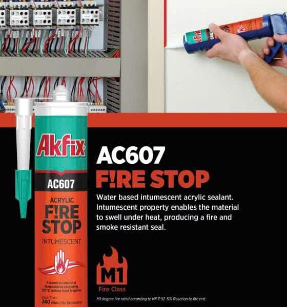 AC607CC2 Akfix AC607 – Sellador Acrílico Cortafuegos
