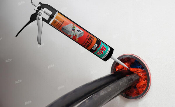 N920_fire_rated AKFIX N920 – Sellador Silicona Neutra Intumescente Cortafuego